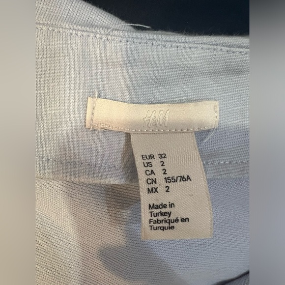 H&M Baby Blue Dress Size 2 - Picture 2 of 6